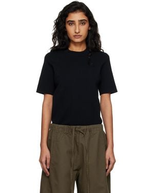 Entire studios Slim Knit T-Shirt - Black