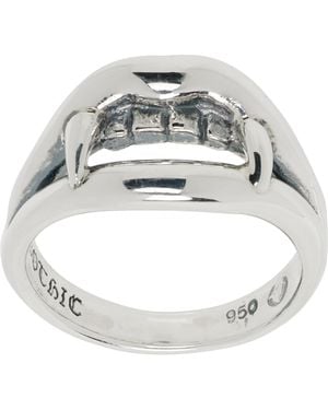 Yohji Yamamoto Vampire Fang Pinkie Ring - Metallic