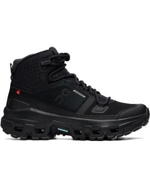 On Shoes Cloudrock Mid Waterproof Sneakers - Black