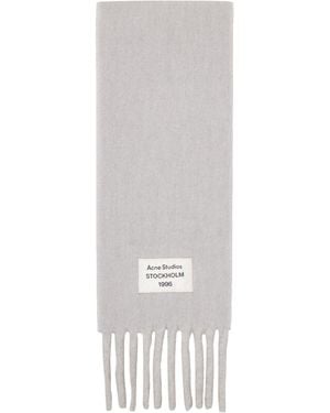 Acne Studios Bicolour Alpaca Scarf - Black