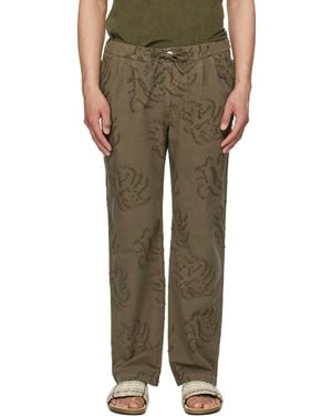 Oas Khaki Emberia Billie Dobby Pants - Grey