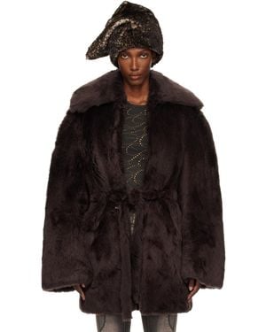 KNWLS Baby Shearling Coat - Black