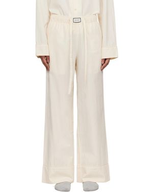 Entire studios Off- Pyjama Lounge Trousers - Natural