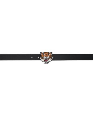 KENZO Paris Buckle' Reversible Belt - Black