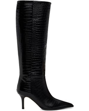 Aeyde Cecilia Tall Boots in Black | Lyst