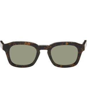 Thom Browne ブラウン アセテート スクエアサングラス - ブラック