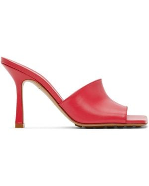 Bottega Veneta Stretch Heeled Sandals - Black