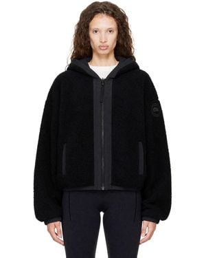 Canada Goose Alberni Fleece Reversible Bomber Jacket - Black