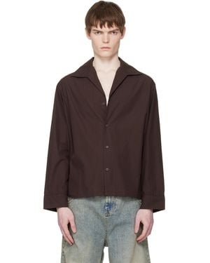 Entire studios Ls Pyjama Shirt - Brown