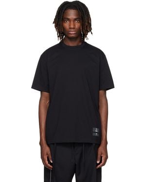 Y-3 Mercedes-Amg F1 Edition Logo Stack T-Shirt - Black