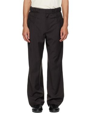 Kiko Kostadinov Minna Gathered Trousers - Black