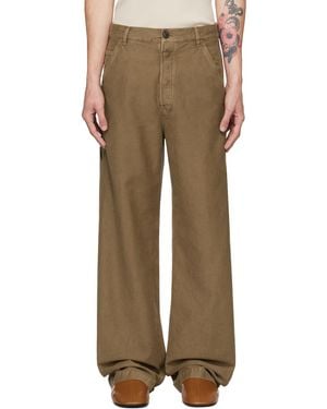 Dries Van Noten Straight-Leg Jeans - Brown