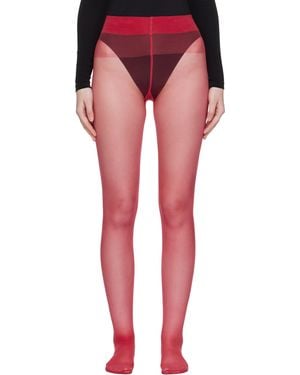 Wolford Satin Touch 20 Tights - Red