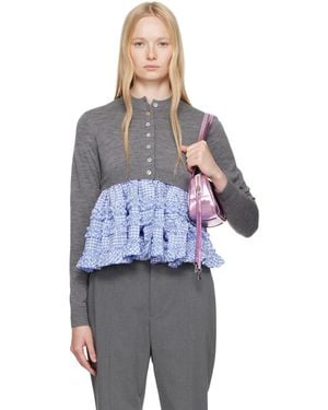 Sandy Liang Pawpaw Cardigan - Grey