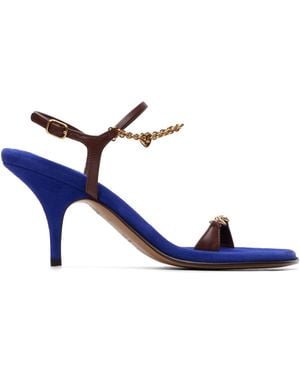 Chloé Zia Heeled Sandals - Blue