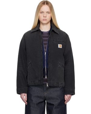 Carhartt Og Detroit Denim Jacket - Black