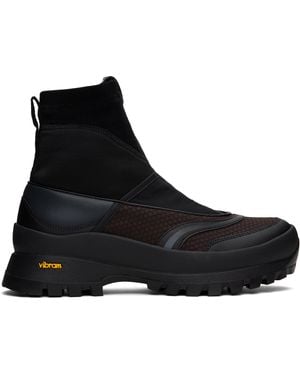 ANDERSSON BELL Mattio Zip-Up Trainers - Black