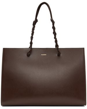 Jil Sander Tangle Tote - Brown