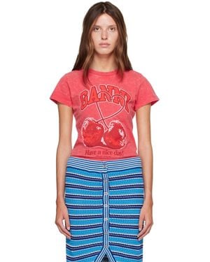 Ganni Baby Fit Future Cherry T-Shirt - Red