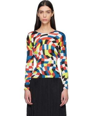 Pleats Please Issey Miyake Dancing Square Top - Black