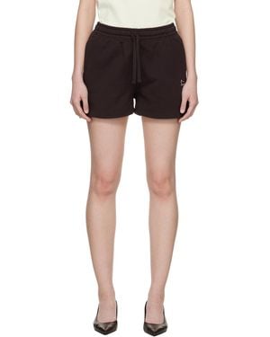Maison Kitsuné Baby Fox Regular Jog Shorts - Black