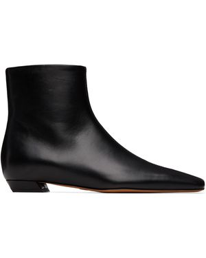 Proenza Schouler Trap Flat Ankle Boots - Black