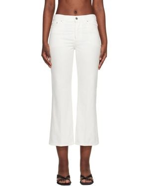 TOTEME Kick Flare Jeans - White