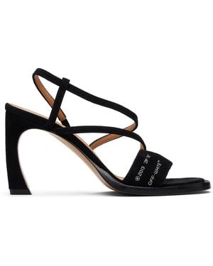 Off-White c/o Virgil Abloh Zip Tie Loop Heeled Sandals - Black