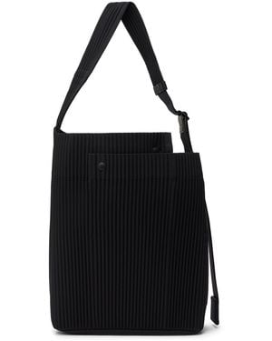 Homme Plissé Issey Miyake Utility Tote - Black