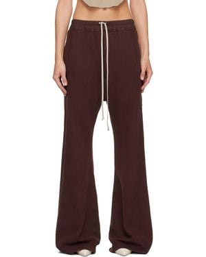 Rick Owens Burgundy Concordians Pusher Lounge Pants - Red