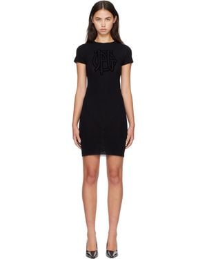 Jean Paul Gaultier The Jpg Logo Baby Tee' Minidress - Black