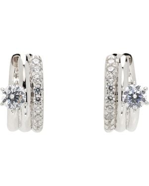 NUMBERING #8104 Earrings - Black