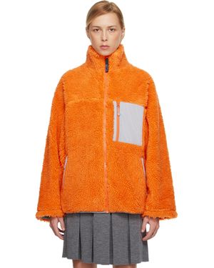 Sandy Liang Rain Fleece Jacket - Orange