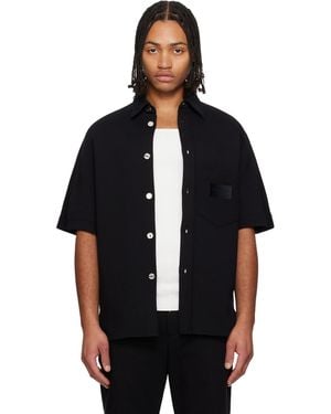 Givenchy Paris' Patch Shirt - Black