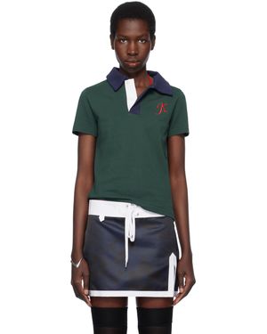 JULIE KEGELS Monogram Polo - Green