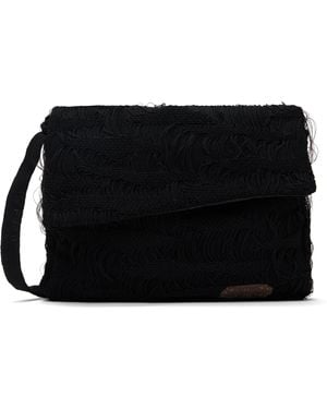 Professor.E Destroyed Knit Bag - Black