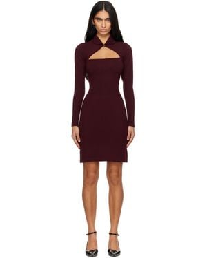 Vivienne Westwood Burgundy Pamela Minidress - Red