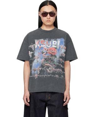 Ksubi Death Snake Ekcess S/S Rhino T-Shirt - Black
