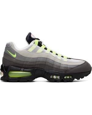 Nike Air Max 95 Big Bubble Premium Sneakers - Gray