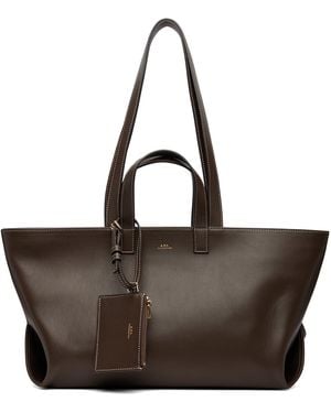 A.P.C. 'Le Drummer' Tote - Brown