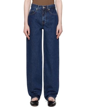Loulou de Saison ブルー Samur ジーンズ