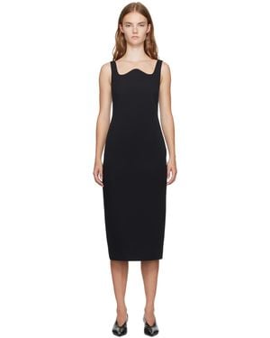 [RECTO] RC CURVED NECK STRUCTURED DRESS☆送料込☆ RECTO - Official Website