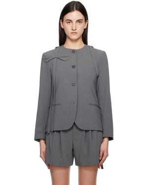 Sandy Liang Kallo Blazer - Black