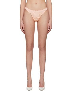 Shadowplay Ruffled Thong - Multicolour