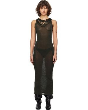 Paloma Wool Jay Convertible Halter Maxi Dress in Black | Lyst