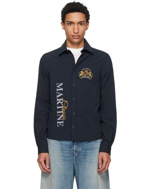 Martine Rose Sleazy Sports Shirt - Blue