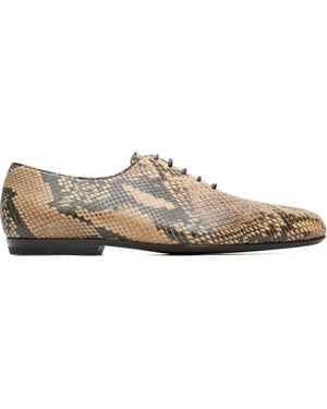 Dries Van Noten Leather Oxfords - Brown