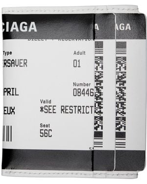 Balenciaga Passport Boarding Card Holder - Black