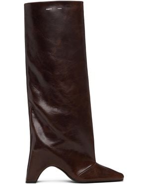 Coperni Bridge Tall Boots - Brown