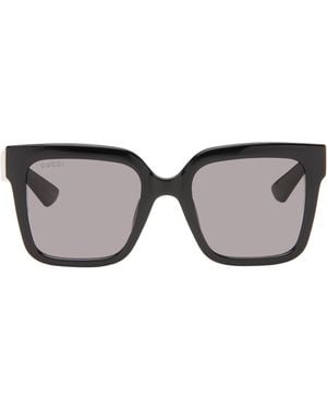 Gucci Lunettes De Soleil Carrées Noires